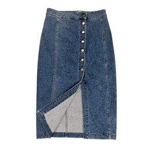 💙MADEWELL DENIM BUTTON-UP Maxi SKIRT💙women’s clothing-y2k-retro-boho chic💙